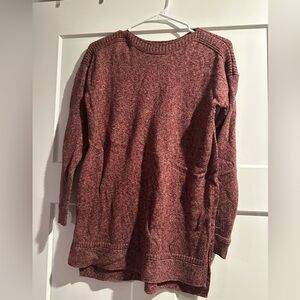 Old Navy Burgundy Oversized Sweater XS